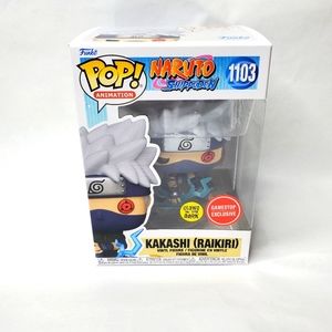 Funko POP! Animation Kakashi (Raikiri) #1103 Gamestop GITD Figure w/ Protector